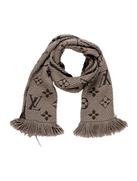 louis vuitton logomania scarf brown|Louis Vuitton logomania scarf review.